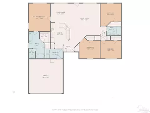 Floorplan - 6532 Eagle Crest Dr, Milton, FL 32570 photo 1 of 2