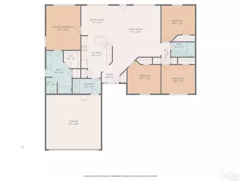 Floorplan - 6532 Eagle Crest Dr, Milton, FL 32570 photo 2 of 2