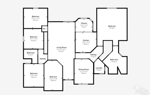 Floorplan - 5459 Education Dr, Pace, FL 32571 photo 1 of 1