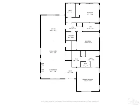 Floorplan - 7746 River Rd, Milton, FL 32583 photo 1 of 1