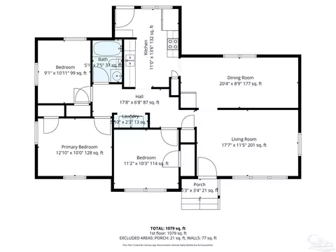 Floorplan - 124 Mintz Ln, Cantonment, FL 32533 photo 1 of 1