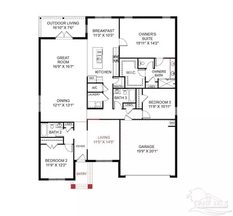 6988 Terrapin Dr, Pace, FL 32571 photo 2