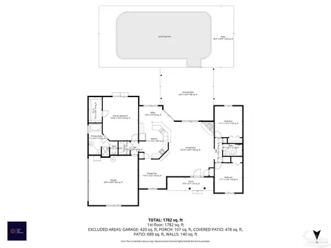 Floorplan - 5658 Derby Dr, Pace, FL 32571 photo 1 of 1