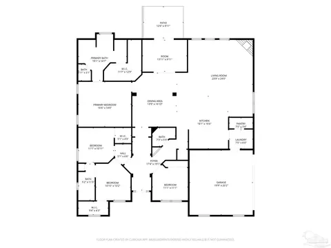 Floorplan - 4836 Timber Ridge Dr, Pace, FL 32571 photo 1 of 1