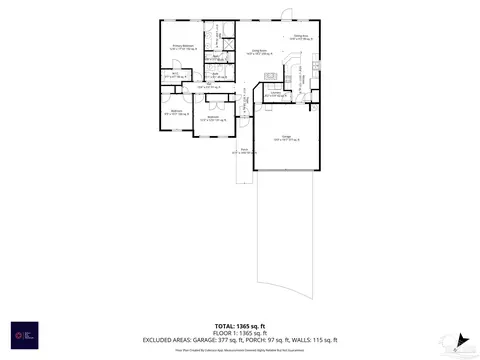 Floorplan - 5764 Shady Glen Ct, Pace, FL 32571 photo 1 of 3
