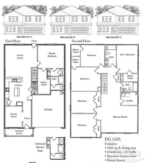 Floorplan - 5937 Grayton Park Ln, Pace, FL 32571 photo 2 of 2