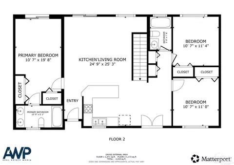 Floorplan - 6473 Lakeshore Dr, Milton, FL 32570 photo 2 of 2