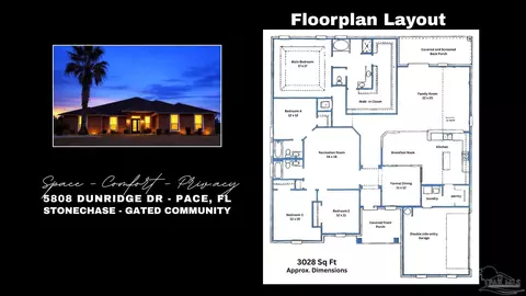 Floorplan - 5808 Dunridge Dr, Pace, FL 32571 photo 1 of 1