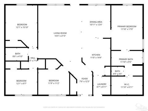 Floorplan - 6499 Benelli Dr, Milton, FL 32570 photo 1 of 1