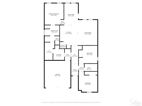 Floorplan - 4245 Lady Palm Ct, Pace, FL 32571 photo 1 of 1