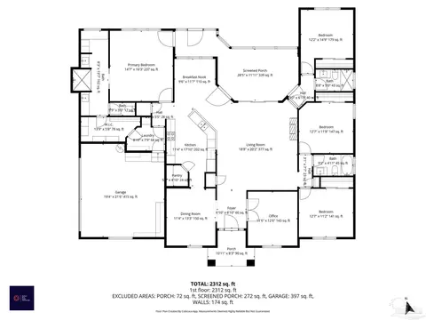 Floorplan - 3024 Greystone Dr, Pace, FL 32571 photo 1 of 1
