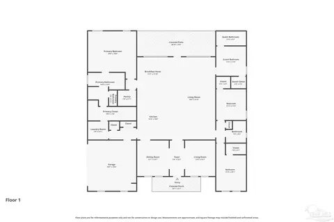 Floorplan - 5531 Blake Ln, Pace, FL 32571 photo 1 of 1