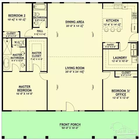 Floorplan - 8713 Naturewalk Dr, Pace, FL 32571 photo 1 of 1