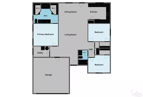 Floorplan - 5936 Clark Rd, Milton, FL 32570 photo 2 of 2