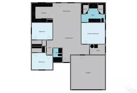 Floorplan - 5930 Clark Rd, Milton, FL 32570 photo 1 of 1