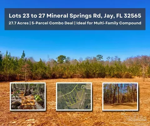 lot S 23 To 27 Mineral Springs Rd, Jay, FL 32565