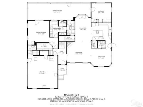 Floorplan - 5168 Beck Ave, Jay, FL 32565 photo 1 of 2