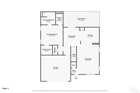 Floorplan - 6294 Ladera Trl, Pace, FL 32571 photo 2 of 3