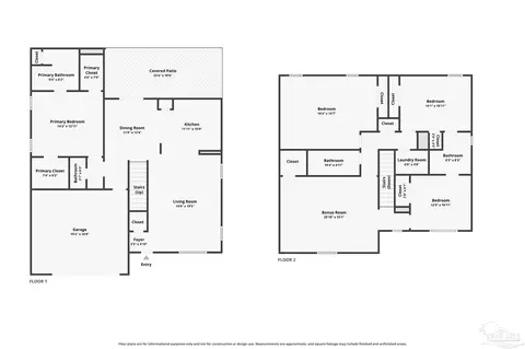Floorplan - 6294 Ladera Trl, Pace, FL 32571 photo 1 of 3