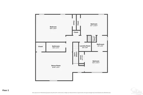 Floorplan - 6294 Ladera Trl, Pace, FL 32571 photo 3 of 3