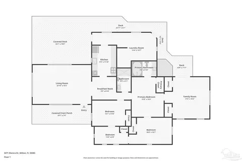 Floorplan - 3271 Electra Dr, Milton, FL 32583 photo 1 of 1