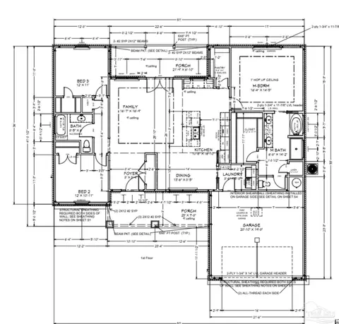 Floorplan - 9287 Salter Rd, Pace, FL 32571 photo 2 of 2