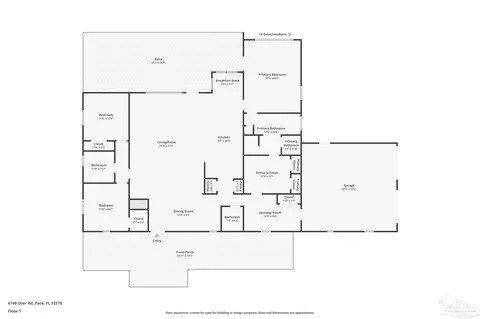 Floorplan - 6749 Oser Rd, Milton, FL 32570 photo 1 of 1