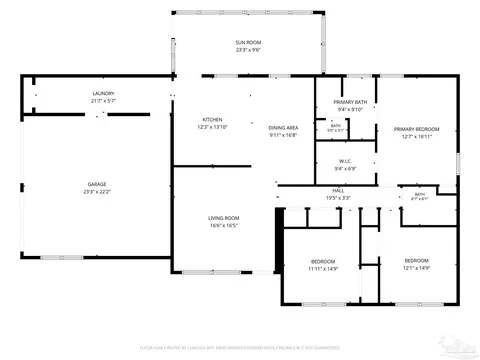 Floorplan - 5735 Eagle Dr, Milton, FL 32570 photo 1 of 1