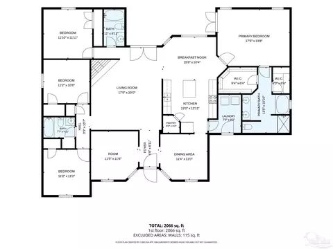 Floorplan - 4779 Winterdale Dr, Pace, FL 32571 photo 2 of 2