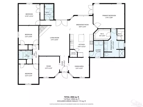 Floorplan - 4779 Winterdale Dr, Pace, FL 32571 photo 1 of 2