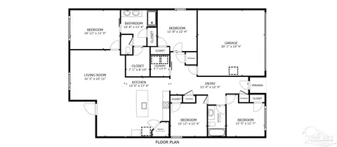 Floorplan - 7700 Gumbo Ave, Pace, FL 32571 photo 1 of 1