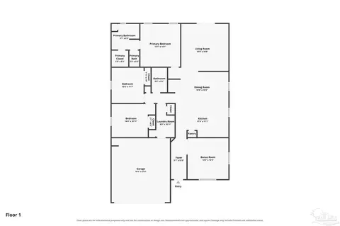 Floorplan - 4939 Makenna Cir, Pace, FL 32571 photo 1 of 1