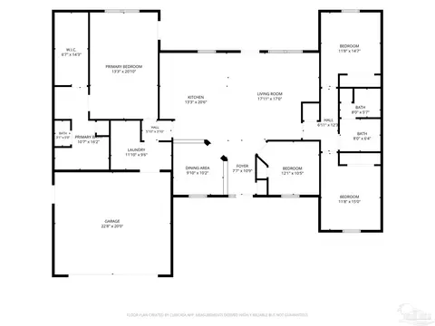 Floorplan - 5003 Timber Ridge Dr, Pace, FL 32571 photo 1 of 1