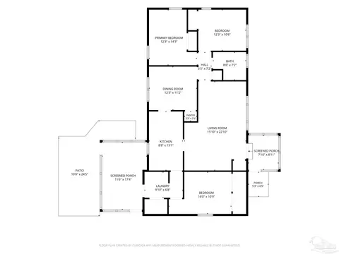 Floorplan - 6517 Robin Ave, Milton, FL 32570 photo 1 of 1