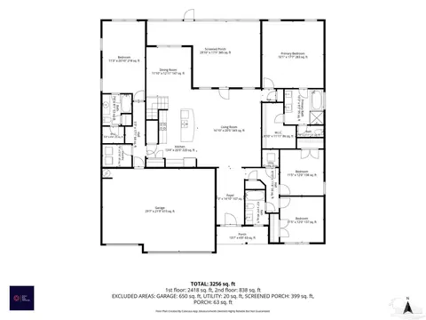Floorplan - 6193 Cherry Hill Cir, Pace, FL 32571 photo 5 of 6