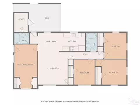Floorplan - 6426 Julia Dr, Milton, FL 32570 photo 1 of 1