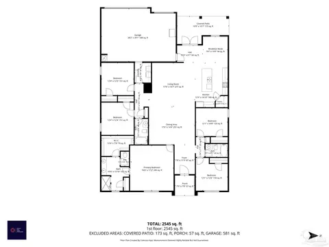 Floorplan - 4166 Upper Walk Ln, Milton, FL 32583 photo 1 of 2
