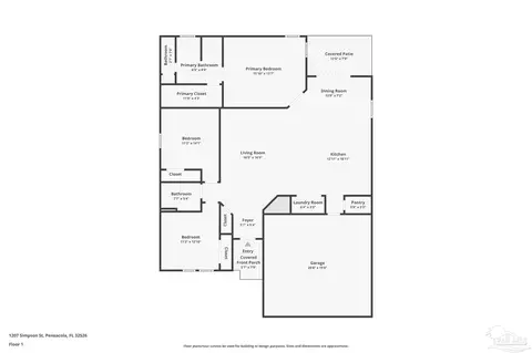 1207 Simpson St, Pensacola, FL 32526
