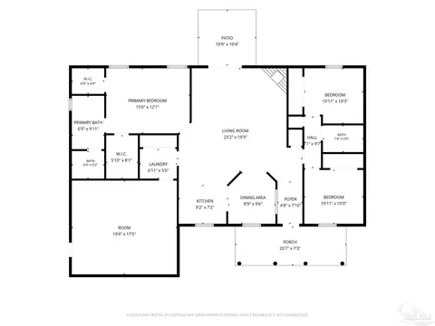 Floorplan - 5708 Bronco Pl, Milton, FL 32570 photo 1 of 1