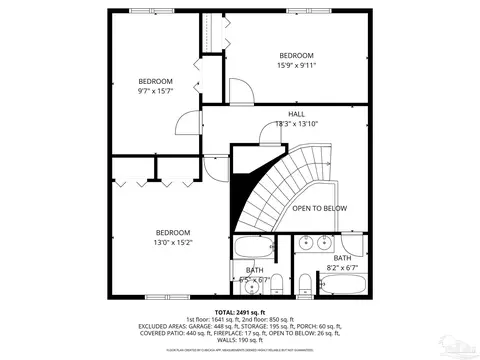 Floorplan - 3482 Smyer Dr, Pace, FL 32571 photo 2 of 2