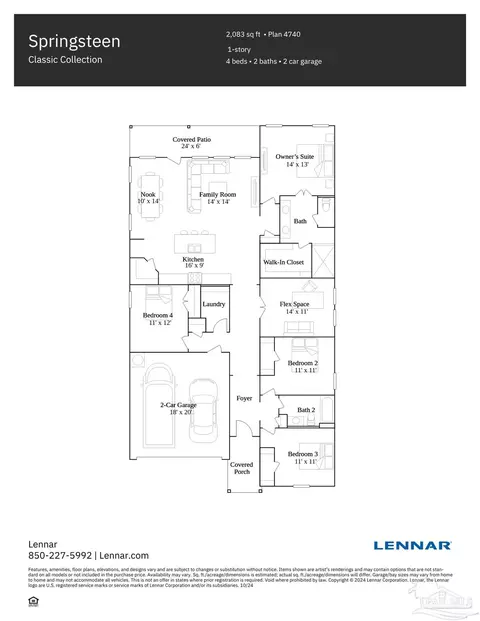 Floorplan - 5963 Serrate St #HS 26J, Pace, FL 32571 photo 1 of 1