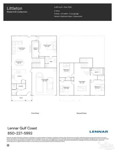 Floorplan - 5336 Horizons Edge Ln #HS 29A, Milton, FL 32570 photo 1 of 1