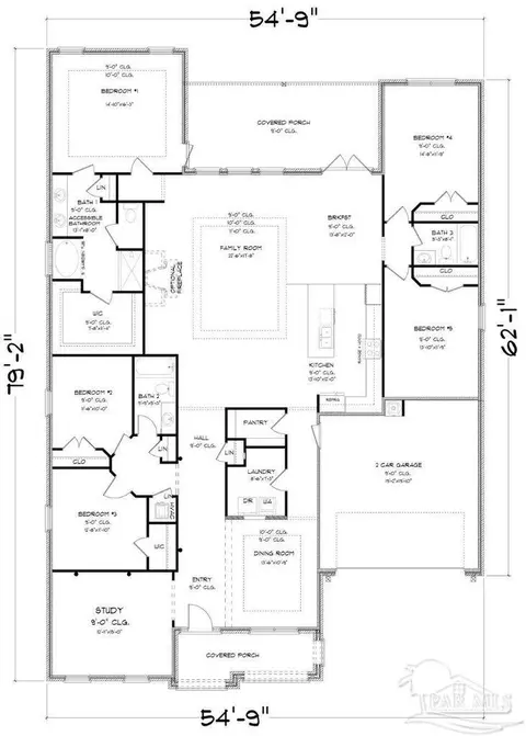 Floorplan - 9118 Salter Rd, Pace, FL 32571 photo 1 of 1