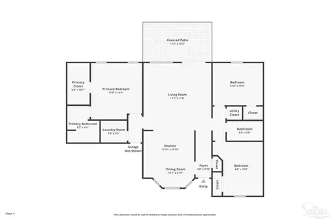 Floorplan - 4464 Rice Rd, Milton, FL 32583 photo 1 of 1