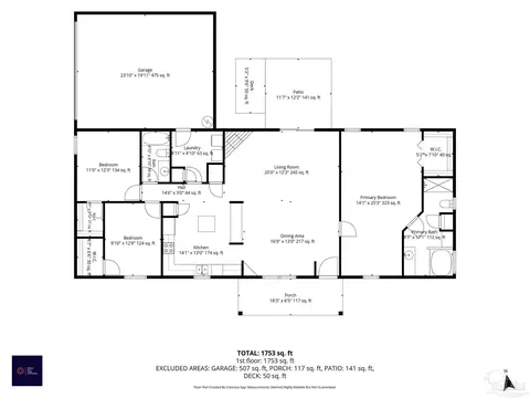 Floorplan - 3516 Gardenview Rd, Pace, FL 32571 photo 1 of 1