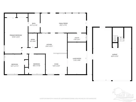 Floorplan - 4708 Dean Dr, Pace, FL 32571 photo 2 of 3