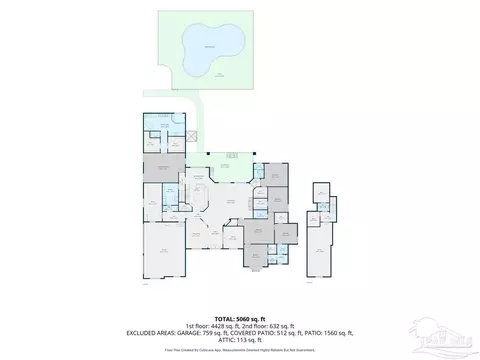 Floorplan - 3684 Cotton Gin Ln, Pace, FL 32571 photo 2 of 3
