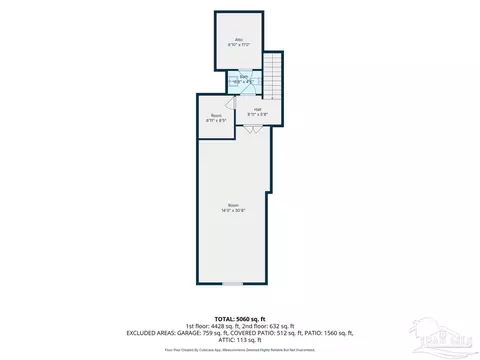 Floorplan - 3684 Cotton Gin Ln, Pace, FL 32571 photo 3 of 3