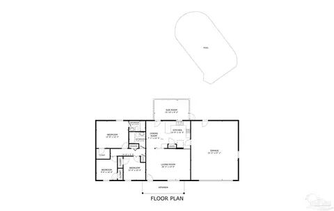 Floorplan - 5737 Bronco Pl, Milton, FL 32570 photo 1 of 1