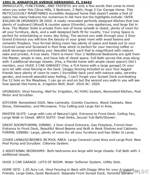 1901 N Annapolis Ave, Hernando, FL 34442 photo 2